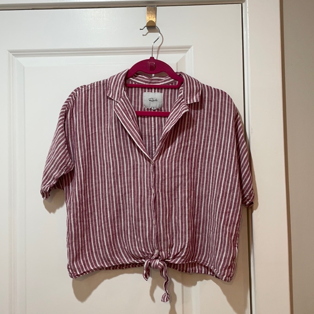 NWOT Rails cropped button up